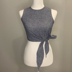 Aqua Crop Top
